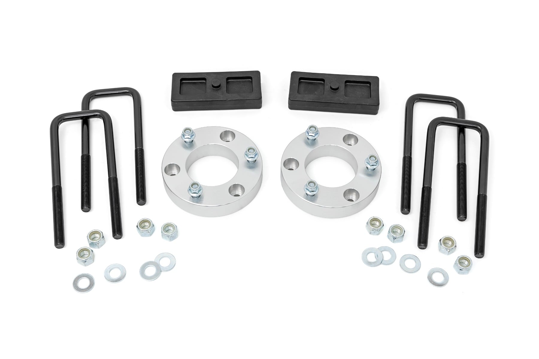 Rough Country 2-Inch Leveling Kit with 1-Inch Rear Block for Nissan Titan
