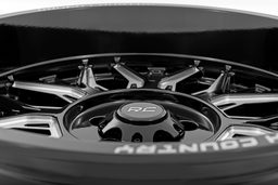 86 Series Wheel — Gloss Black with Milled Accents, view 5, Rough Country 86201812