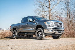 2-Inch Lift Kit for 2016-2024 Nissan Titan XD 4WD and RWD, view 2, Rough Country 868RED