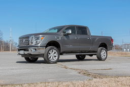 2-Inch Lift Kit for 2016-2024 Nissan Titan XD 4WD and RWD, view 3, Rough Country 868RED