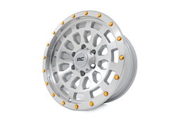 82 Series Wheel, Machined with Gold Accents, view 3 — Rough Country 87170912C