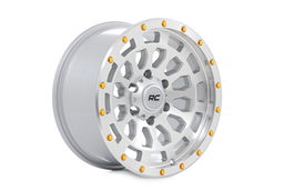 82 Series Wheel, Machined with Gold Accents, view 4 — Rough Country 87170912C