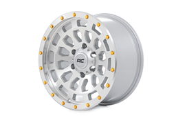 82 Series Wheel, Machined with Gold Accents — Rough Country 87170912C