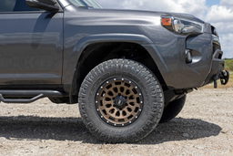 87 Series Simulated Beadlock Wheel, Bronze with Black Ring, view 6, Rough Country 87170913
