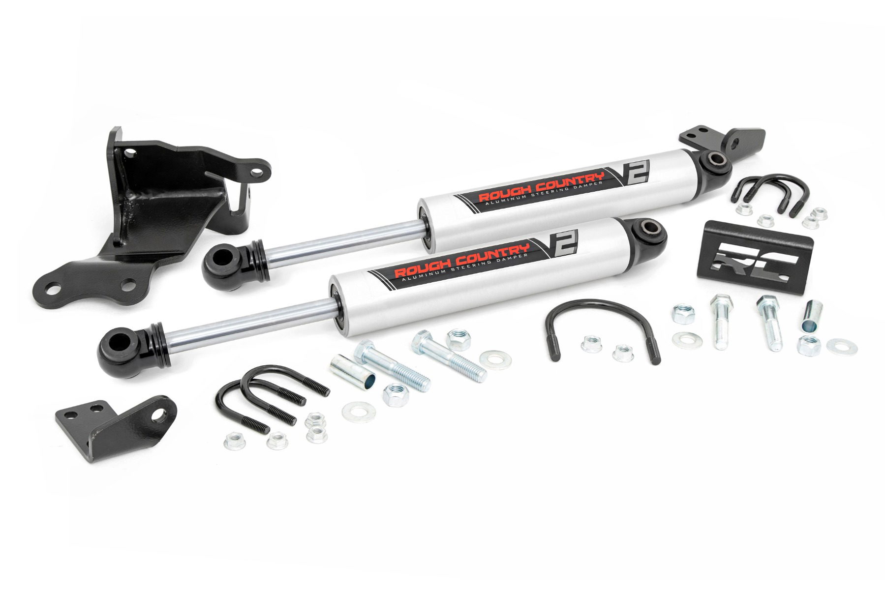 Rough Country V2 Steering Stabilizer for Lifted Vehicles