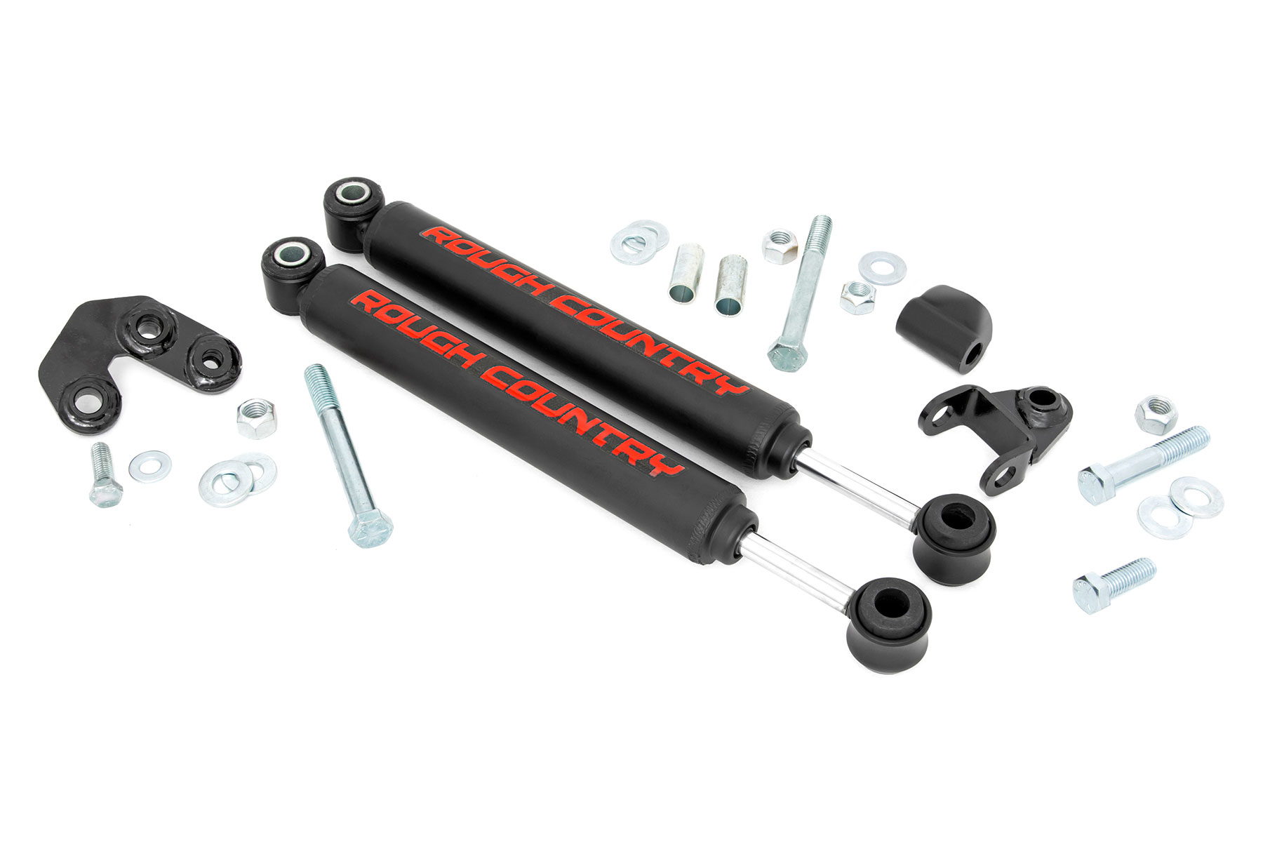 Rough Country Dual Steering Stabilizer for Jeep Cherokee, Comanche, Wrangler