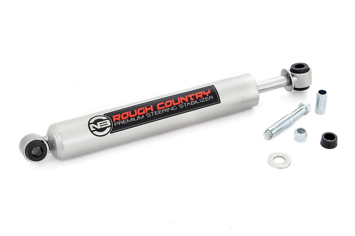 Rough Country N3 Steering Stabilizer for Ford Super Duty & Excursion 4WD