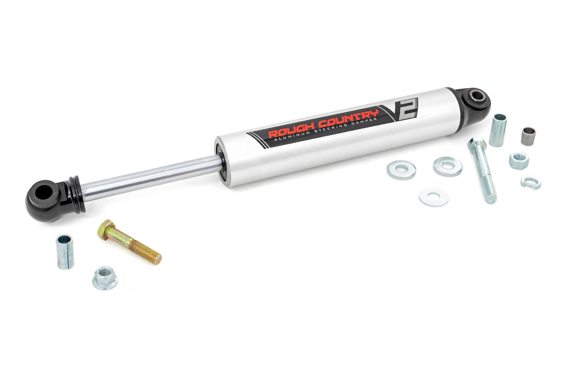 Rough Country V2 Steering Stabilizer for Silverado/Sierra HD 4WD