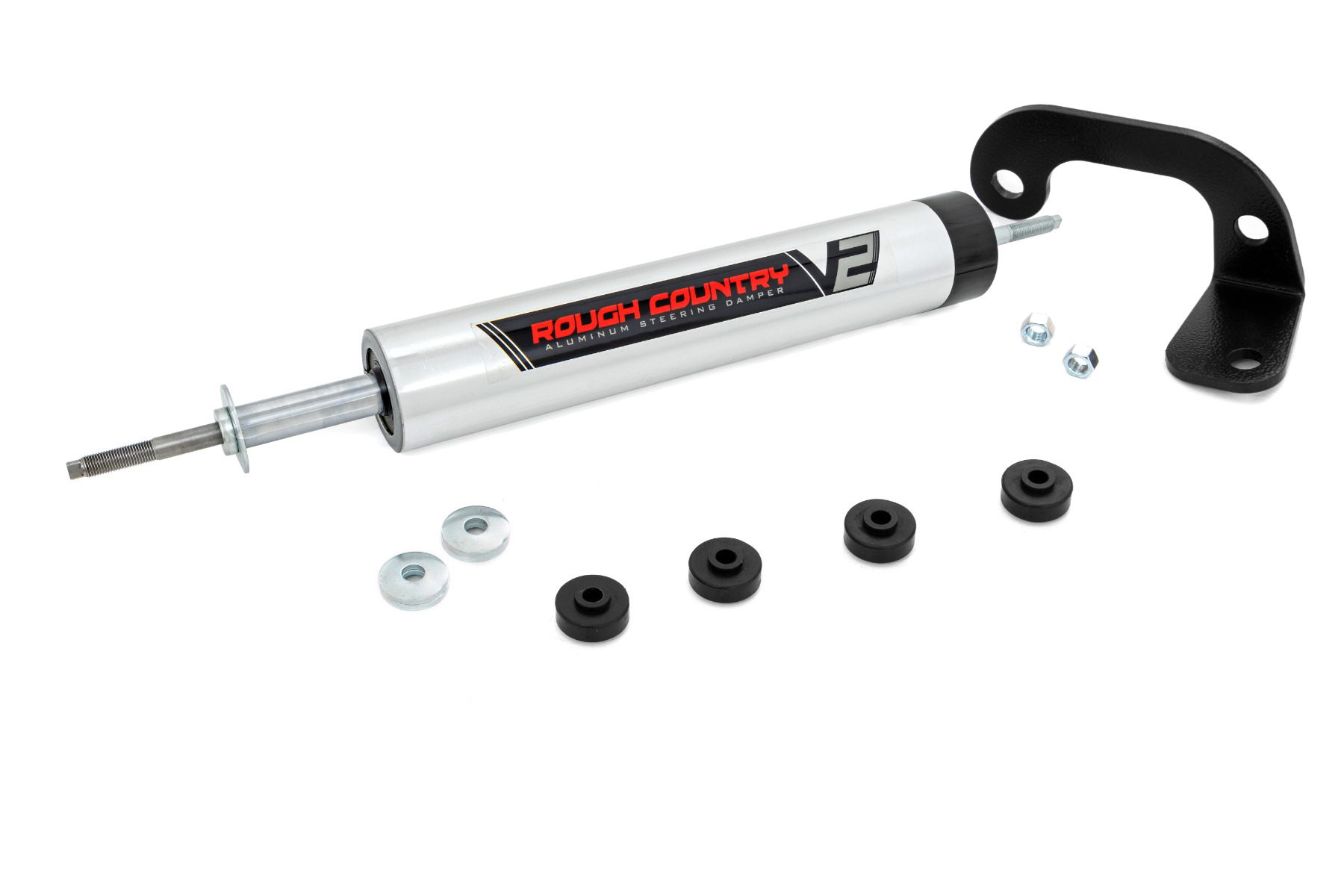 Rough Country V2 Steering Stabilizer for Chevrolet K2500/K3500 4WD