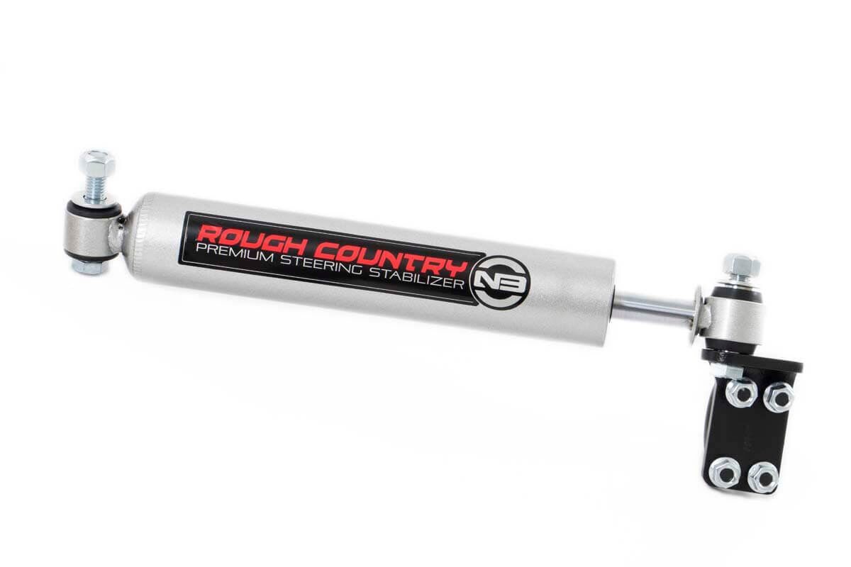 Rough Country Dual Steering Stabilizer Conversion for 2007–2017 Jeep Wrangler