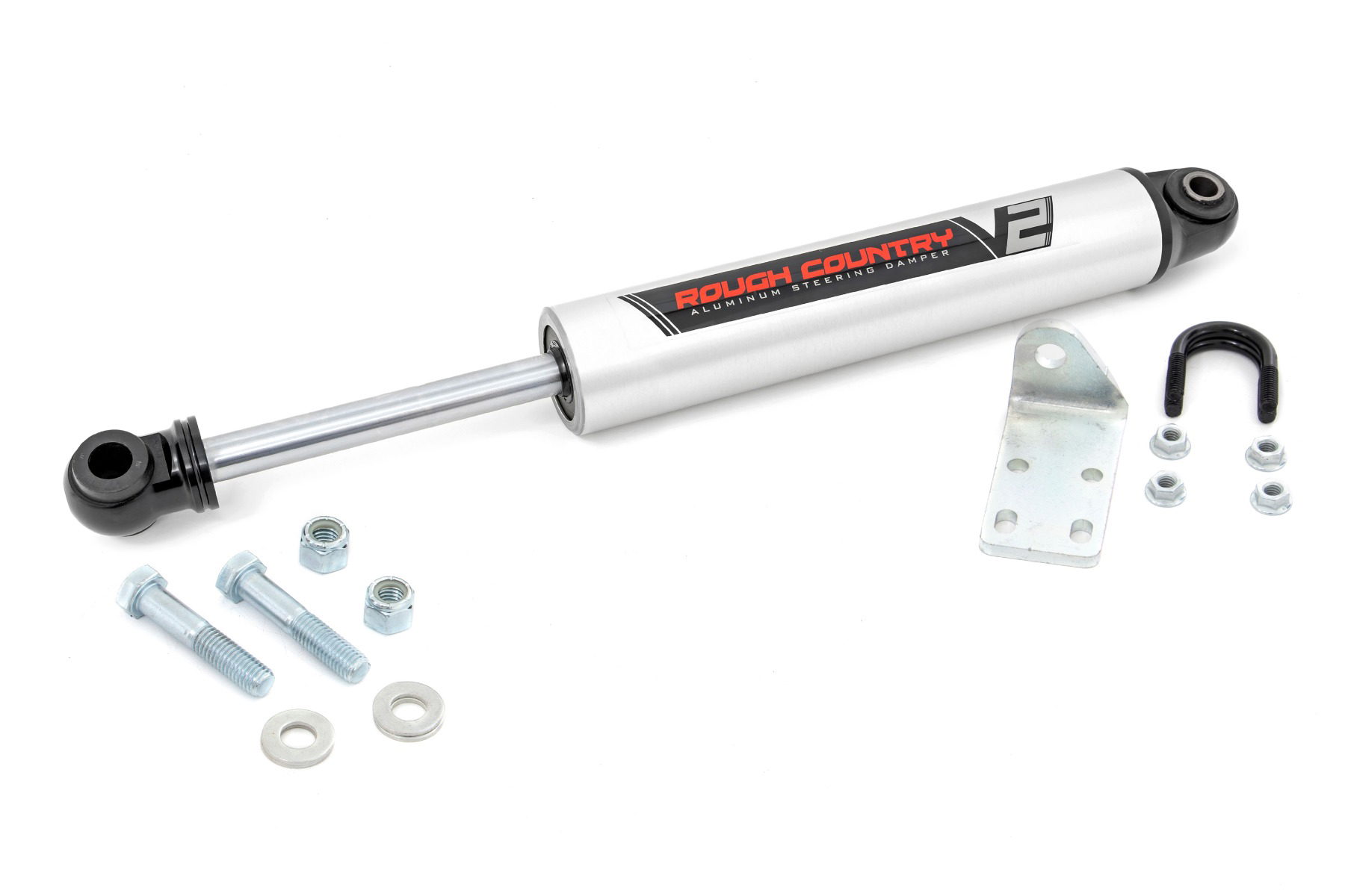 Rough Country V2 Steering Stabilizer for 4-Inch and 6-Inch Lifts