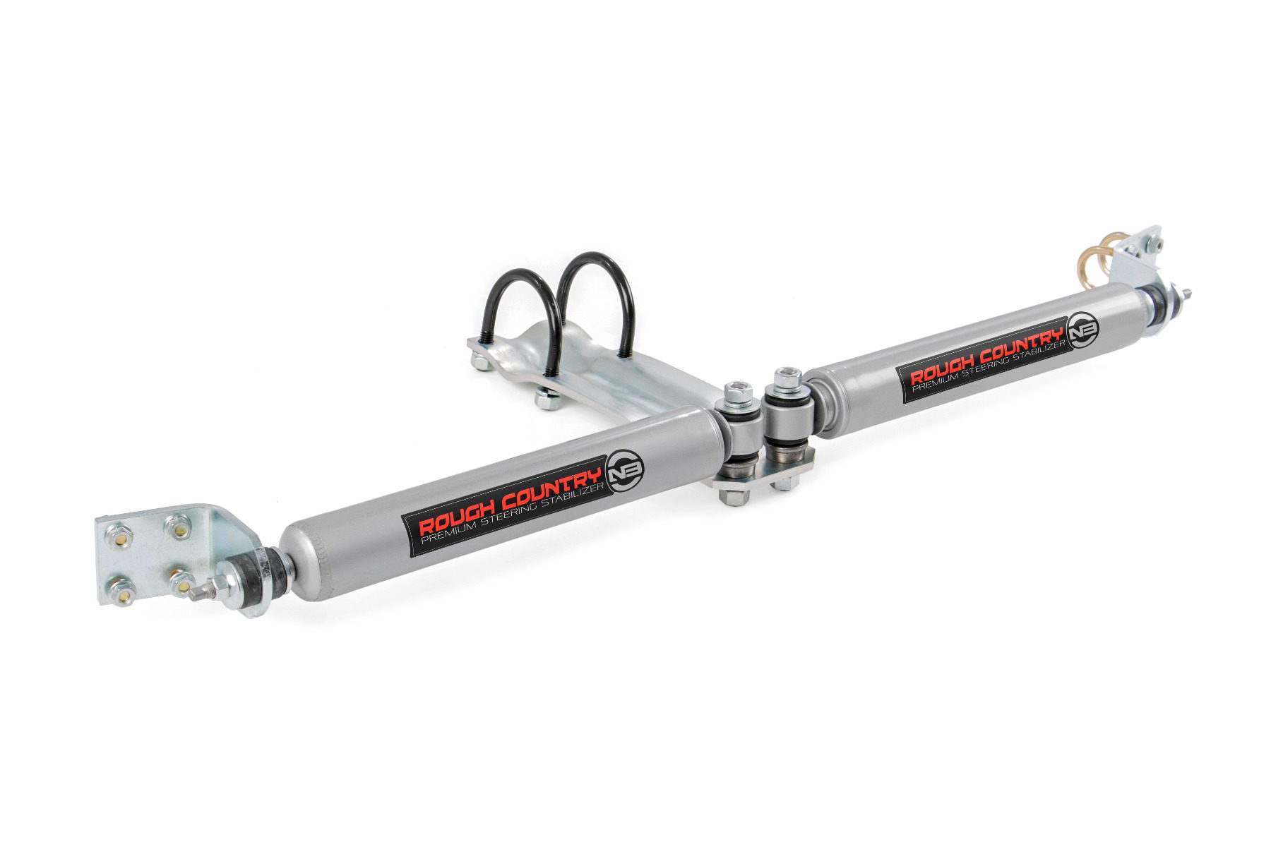 Rough Country N3 Steering Stabilizer for 1994-1999 Dodge Ram 1500 4WD