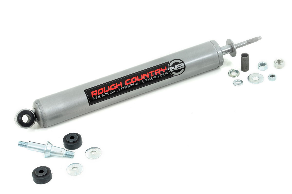 Rough Country N3 Steering Stabilizer for 2005–2007 Ford F-250/F-350 Super Duty 4WD