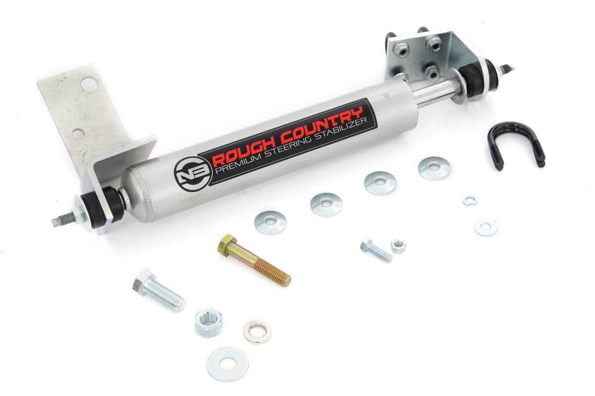 Rough Country N3 Steering Stabilizer for Pickup and SUV Applications