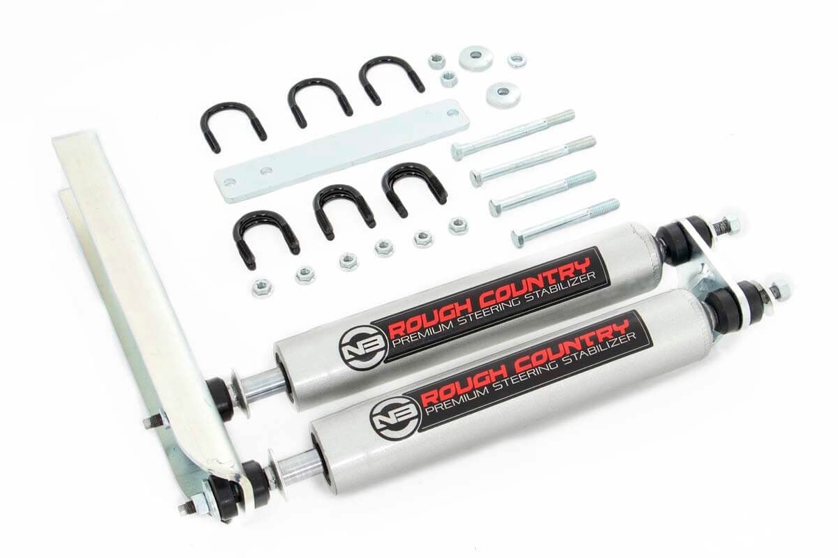 Rough Country N3 Dual Steering Stabilizer for 1980-1985 Ford F-350 4WD