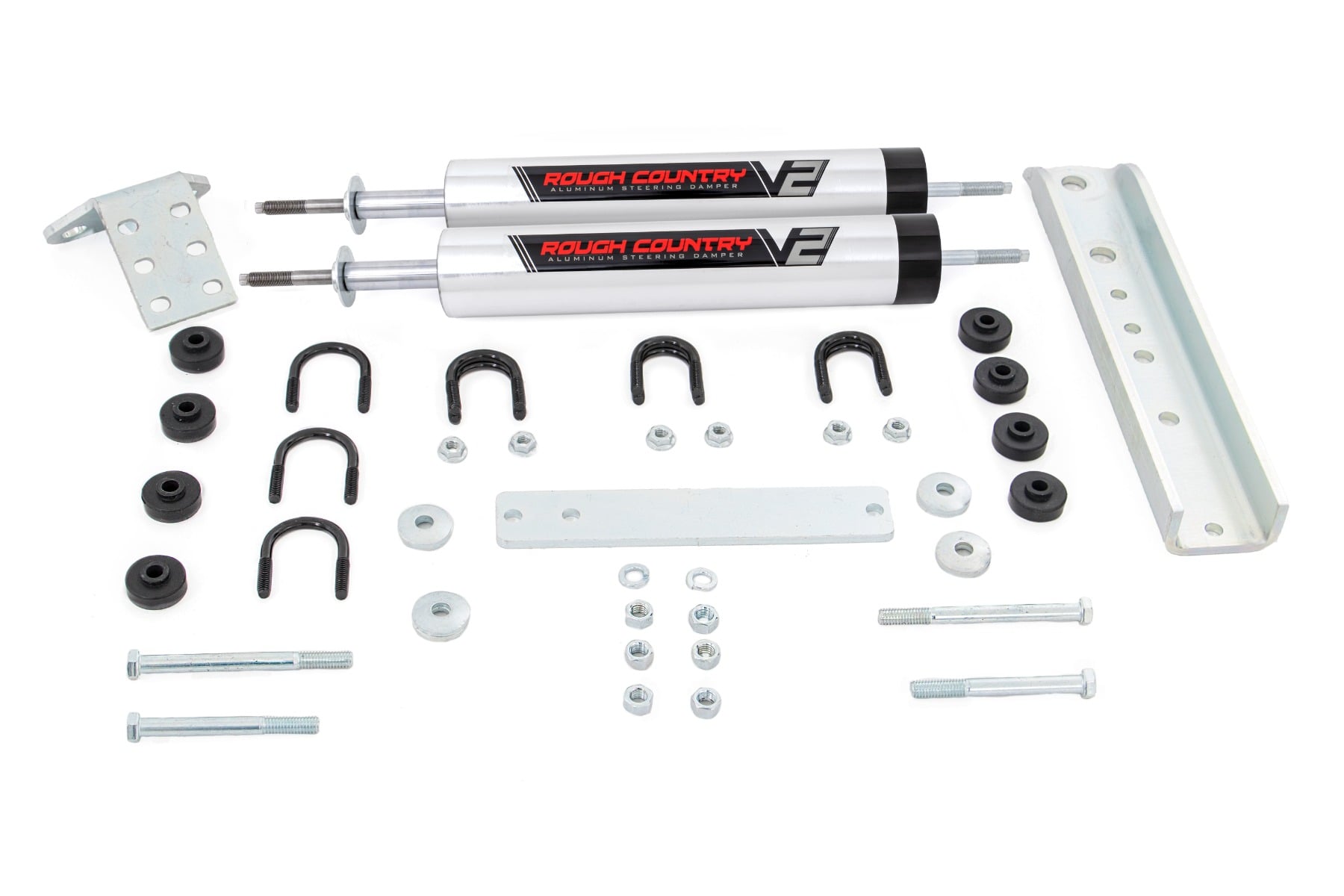 Rough Country V2 Dual Steering Stabilizer for 1980-1985 F-350 4WD
