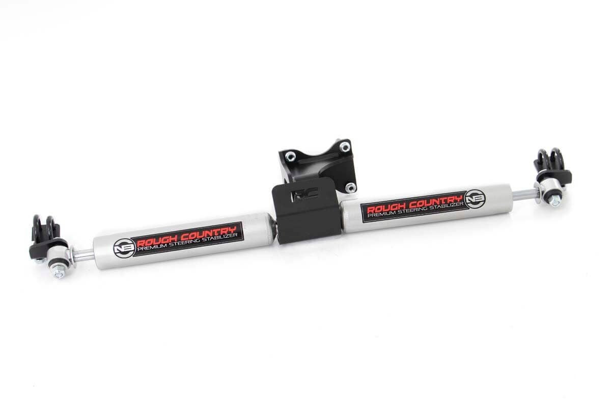 Rough Country N3 Steering Stabilizer for 2007–2017 Jeep Wrangler