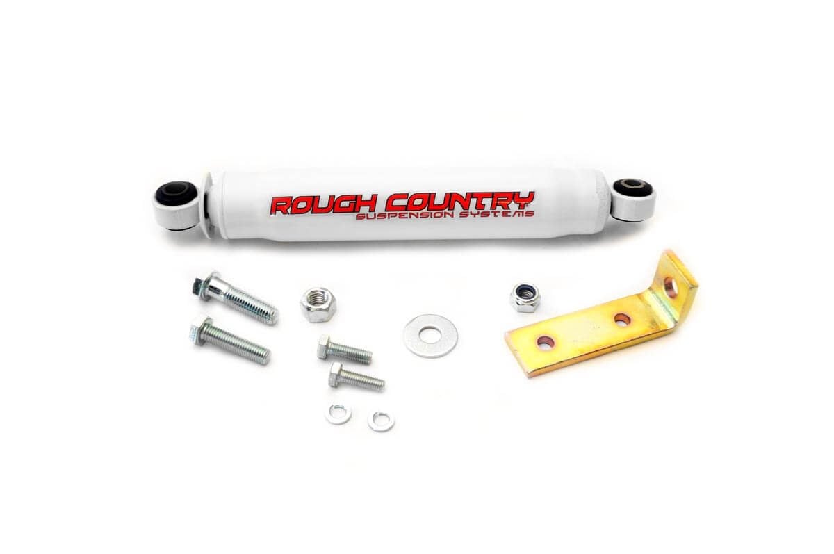 Rough Country N3 Steering Stabilizer for Nissan D21 & Pathfinder 4WD