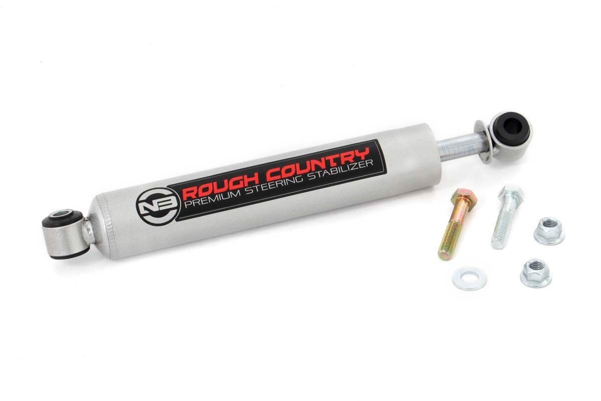 Rough Country N3 Steering Stabilizer for Nissan Titan XD 4WD/RWD