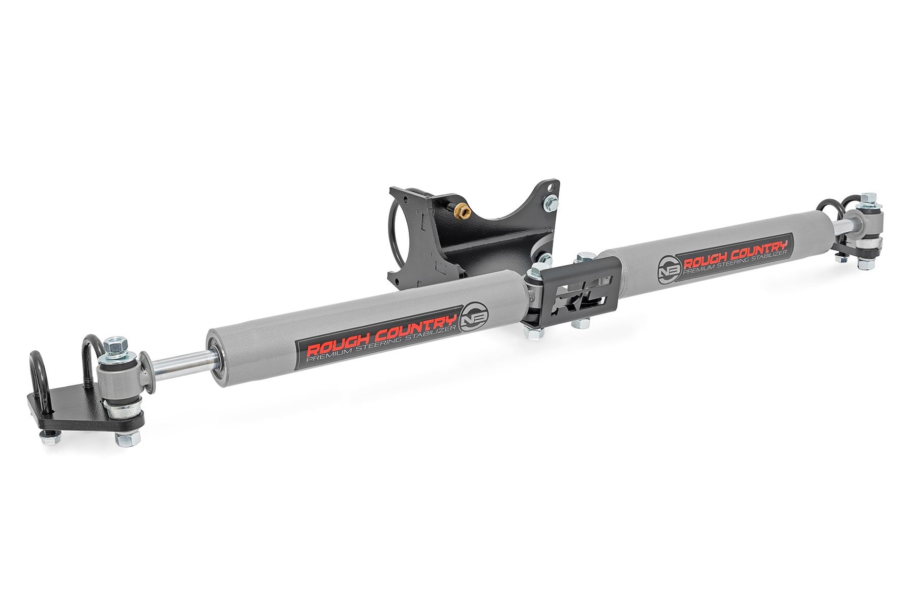 Rough Country N3 Steering Stabilizer for 2-8 in of Suspension Lift