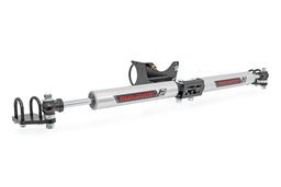 V2 Dual Steering Stabilizer for 2-8 in of Suspension Lift, Rough Country 8749270