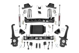 6-Inch Lift Kit with N3 Shocks for Nissan Titan (2004-2015) dimension diagram, Rough Country 875.20