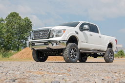 6-Inch Lift Kit with N3 Shocks for 2016–2024 Nissan Titan XD 4WD, view 4, Rough Country 87730