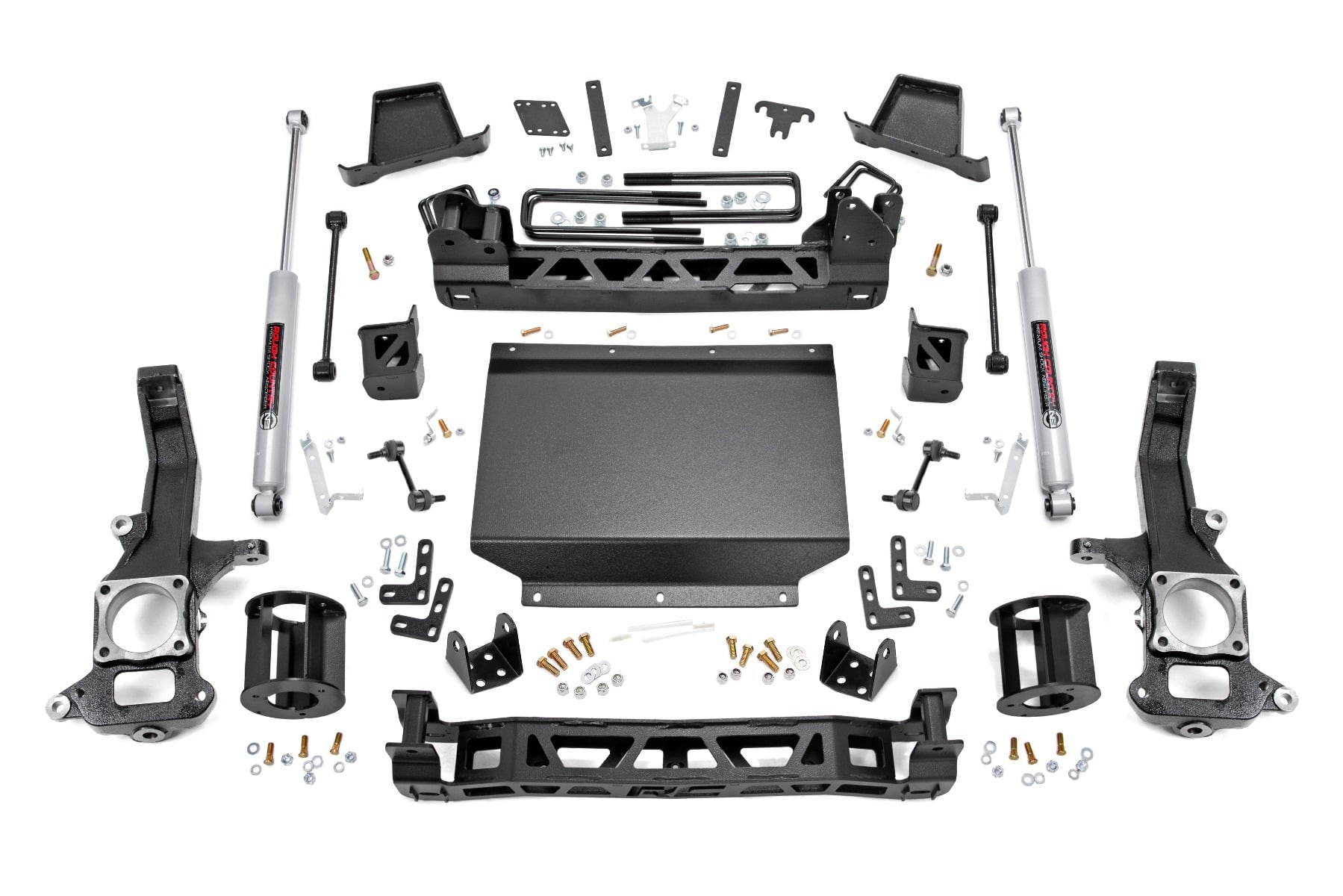6-Inch Lift Kit with N3 Shocks for 2016–2024 Nissan Titan XD 4WD, Rough Country 87730