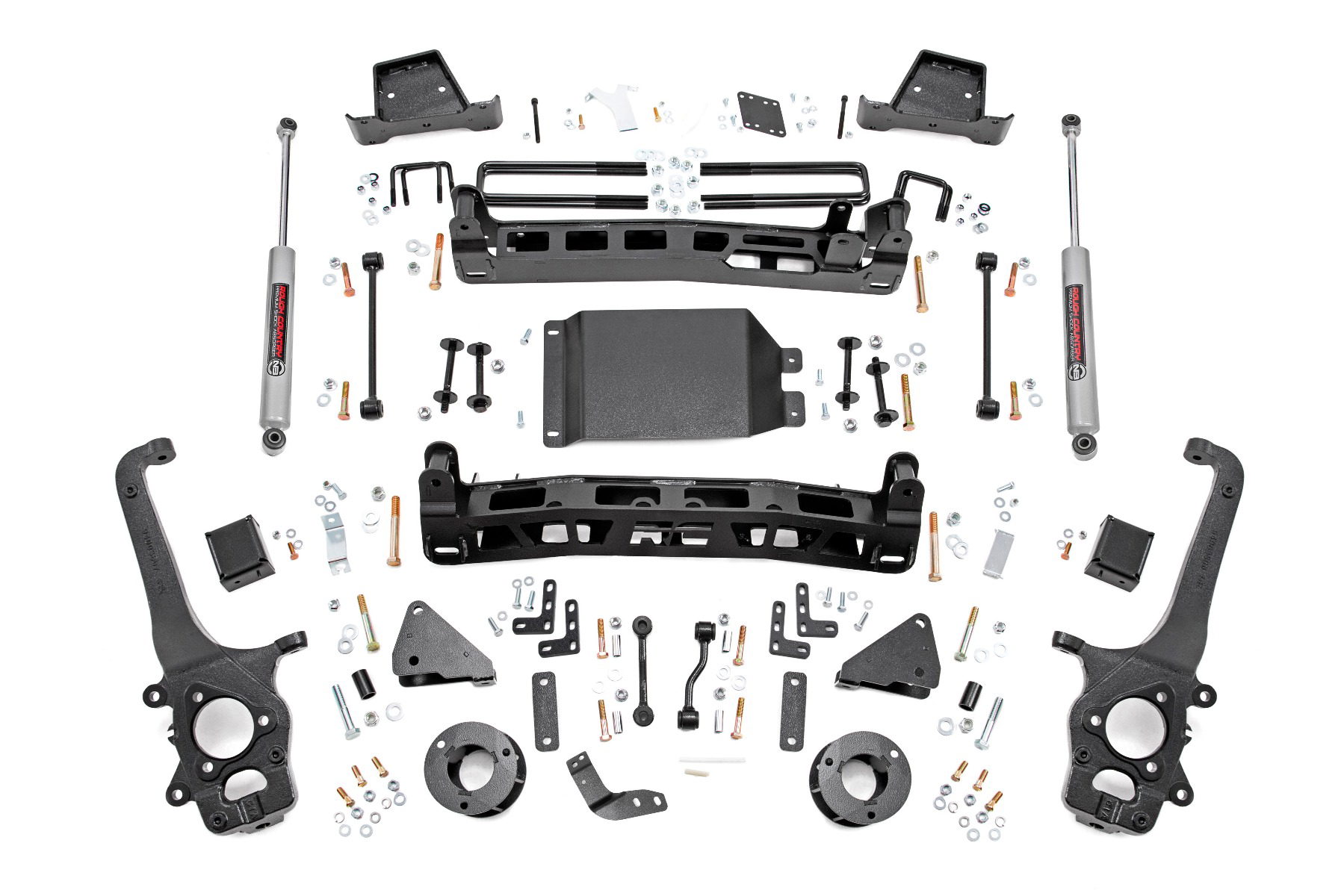 Rough Country 6-Inch Lift Kit with N3 Shocks for 2017–2024 Nissan Titan 4WD