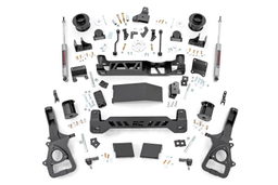 6-Inch Lift Kit for 2025 Ram 1500 4WD — Part 88330 dimension diagram, Rough Country