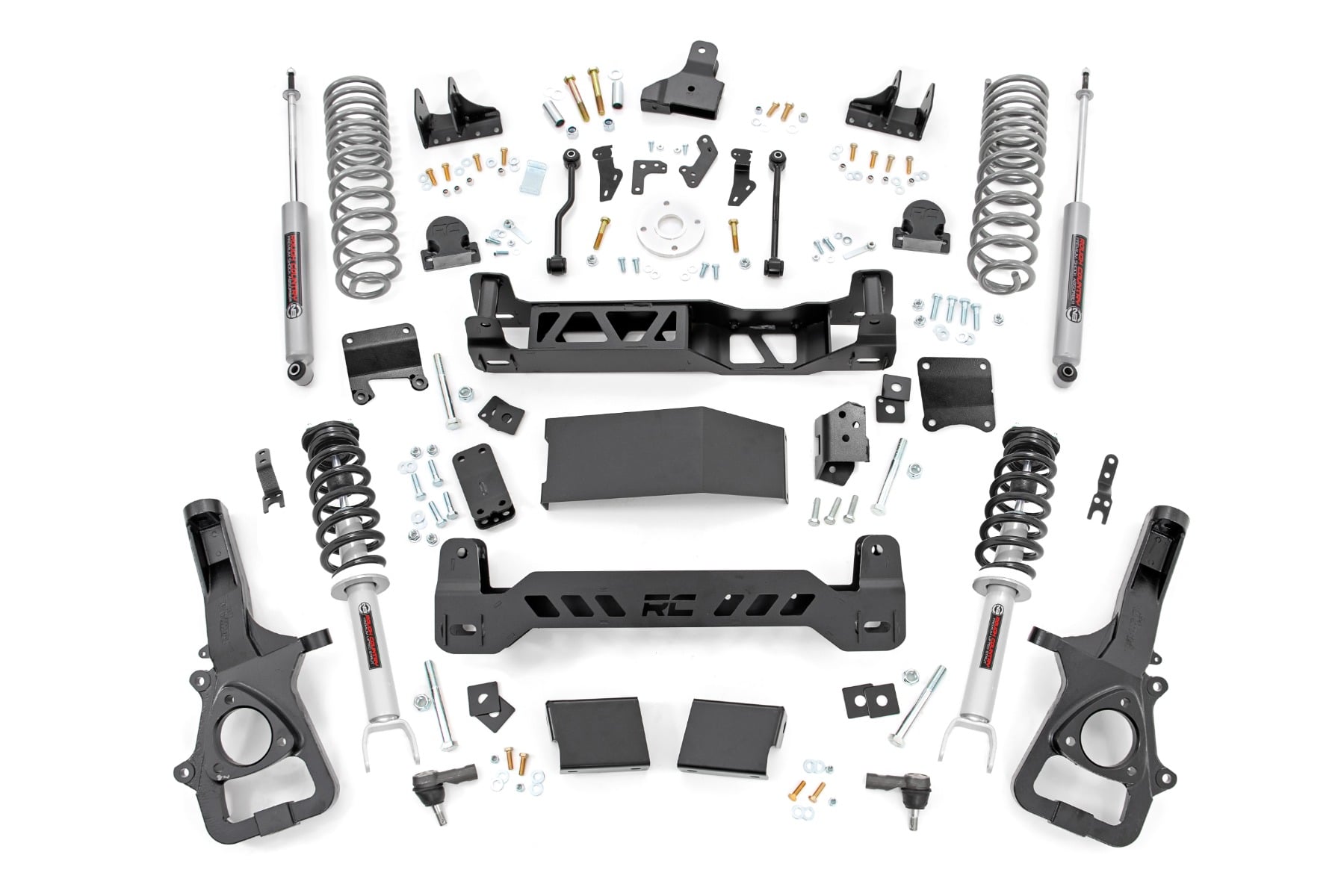 Rough Country 6-Inch Lift Kit with N3 Shocks for 2025 Ram 1500 4WD