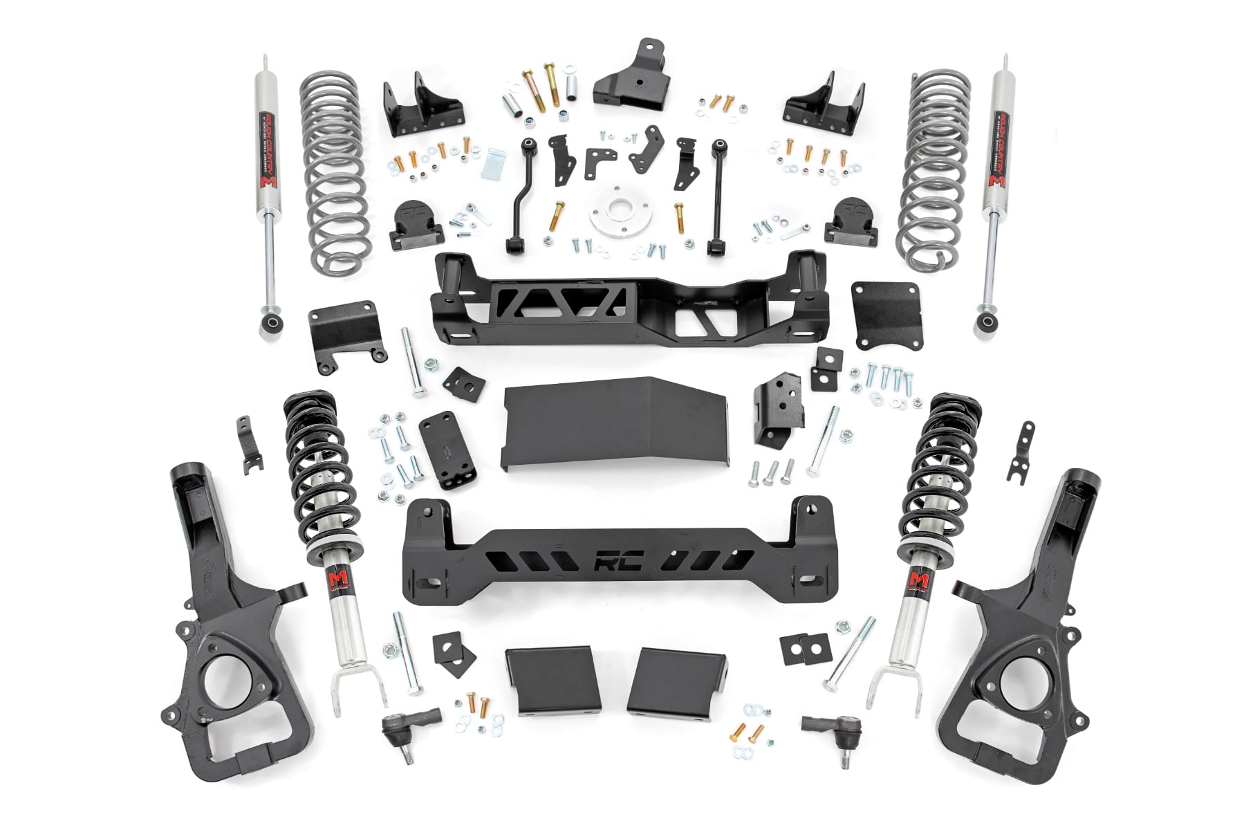 6-Inch Lift Kit with M1 Monotube Shocks for Ram 1500 — Rough Country 88440