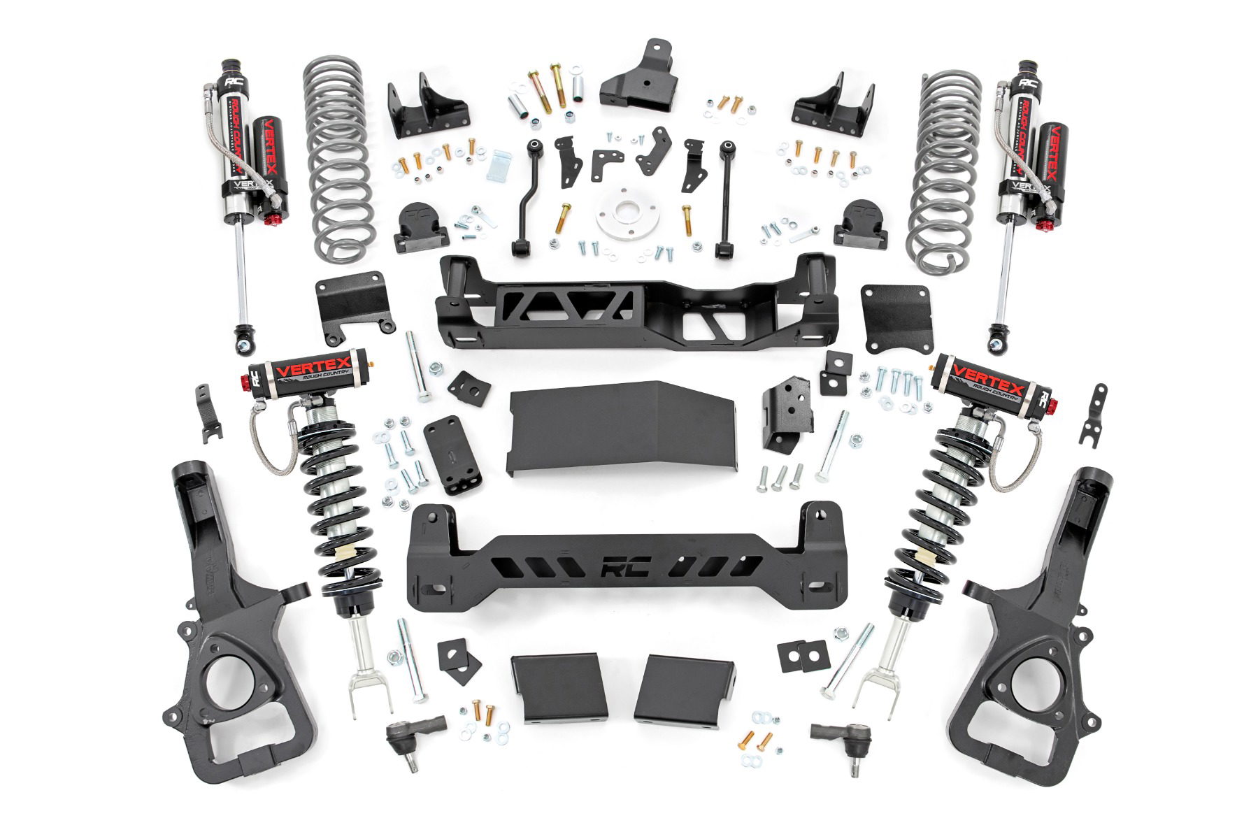 6-Inch Lift Kit with Vertex 2.5 Shocks for Ram 1500 4WD — Rough Country 88450