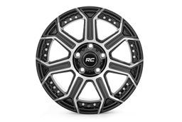 89 Series 7-Spoke Wheel in Black Machined Gun Metal — Part 89170912, view 6, Rough Country