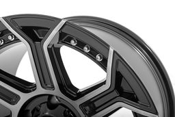 89 Series 7-Spoke Wheel in Black Machined Gun Metal — Part 89170913, view 2, Rough Country