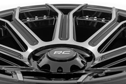89 Series 7-Spoke Wheel in Black Machined Gun Metal — Part 89170913, view 4, Rough Country