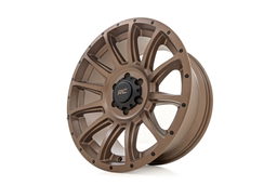 90 Series 12-Spoke Wheel — Bronze with Black Accent Bolts — Part 90180911, view 3, Rough Country