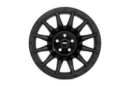 90 Series 12-Spoke Wheel in Gloss Black — Part 90180912B, view 6, Rough Country