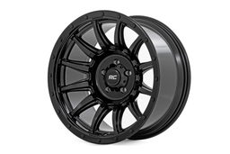 90 Series 12-Spoke Wheel in Gloss Black — Part 90180912B, Rough Country