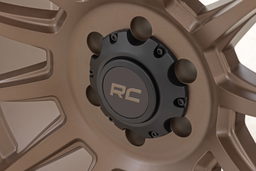 90 Series 12-Spoke Wheel — Bronze with Black Accent Bolts — Part 90181210, view 5, Rough Country