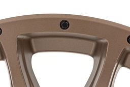 90 Series 12-Spoke Wheel — Bronze with Black Accent Bolts — Part 90181210, view 6, Rough Country