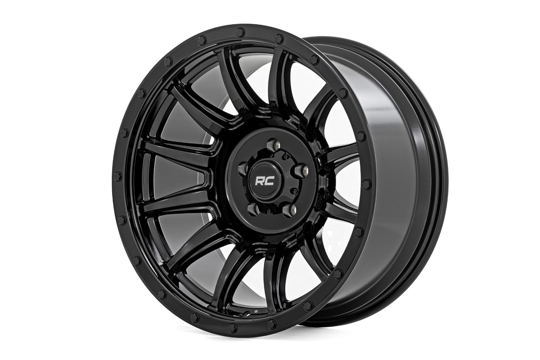 Rough Country 90 Series 12-Spoke Gloss Black Wheel
