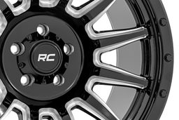 90 Series 12-Spoke Wheel in Gloss Black — Part 90201212M, view 5, Rough Country