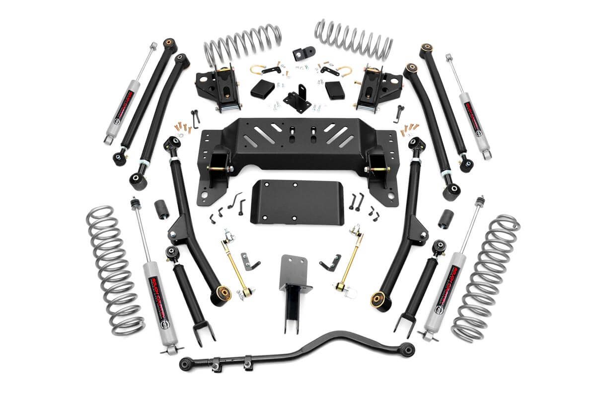 Rough Country 4-Inch Lift Kit with N3 Shocks for 1993–1998 Jeep Grand Cherokee 4WD