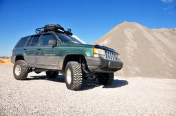 4-Inch Lift Kit with N3 Shocks for 1993–1998 Jeep Grand Cherokee 4WD, view 2, Rough Country 90222