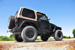 4-Inch Lift Kit with N3 Shocks for Jeep Wrangler TJ 4WD (1997–2002), view 4, Rough Country 90630