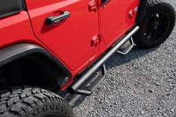 Nerf Steps for 2007–2017 Jeep Wrangler Unlimited (4-Door), view 5, Rough Country 90764B