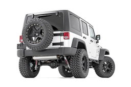 Contoured Drop Steps for Jeep Wrangler Unlimited 4-Door (2007-2017), view 4, Rough Country 90765B