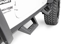 Contoured Drop Steps for Jeep Wrangler Unlimited 4-Door (2007-2017), Rough Country 90765B