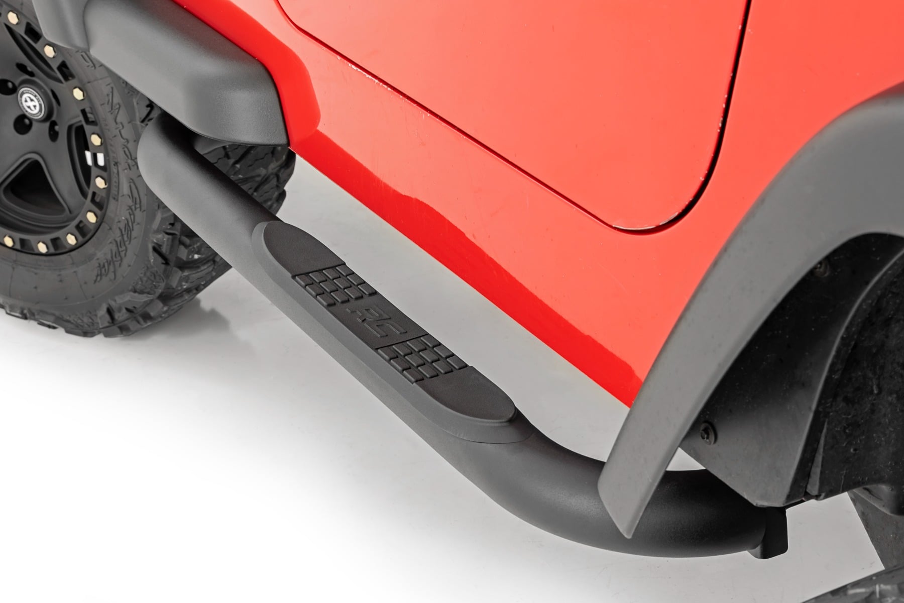 Rough Country Drop Step Nerf Bars for Jeep Wrangler 4WD